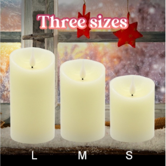 3 Set
Ivory LED Flameless Candle Trio - Picture 3 of 6